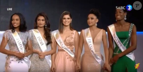 Ophély Mézino, Miss Guadeloupe 2018 et première dauphine de Miss France 2019, a terminé 1ère dauphine de l'élection Miss Monde 2019, qui a couronné la Miss Jamaïque Toni-Ann Singh, le 14 décembre 2019 à Londres.