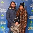 Tamara Ecclestone avec son mari Jay Rutland et leur fille Sophia à la soirée d'ouverture du parc d'attractions "Night of Hyde Park Winter Wonderland" à Londres, le 21 novembre 2018.