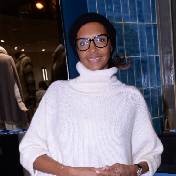 Exclusif - Karine Le Marchand lors de l'inauguration de la boutique flagship "Kujten", le 27 novembre 2019. © Rachid Bellak/Bestimage