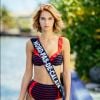 Miss Nord-Pas-de-Calais, Florentine Somers, lors du voyage Miss France 2020, à Tahiti, en novembre 2019.