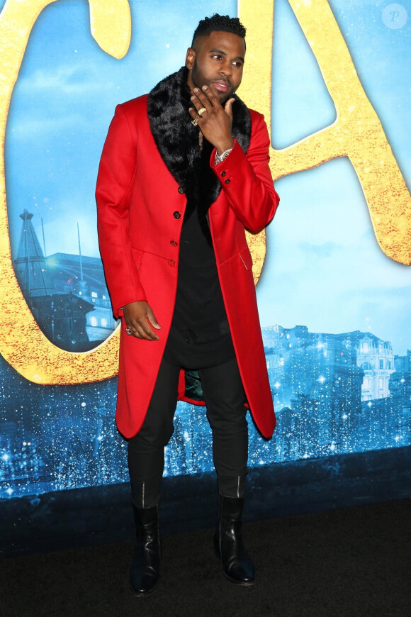 Jason Derulo assiste à l'avant-première de "Cats" au Lincoln Center à New York, le 16 décembre 2019.