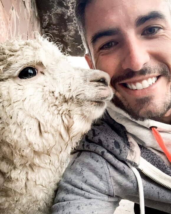 Florian de "Mariés au premier regard 2", drôle de selfie au Pérou, le 13 octobre 2019, sur Instagram
