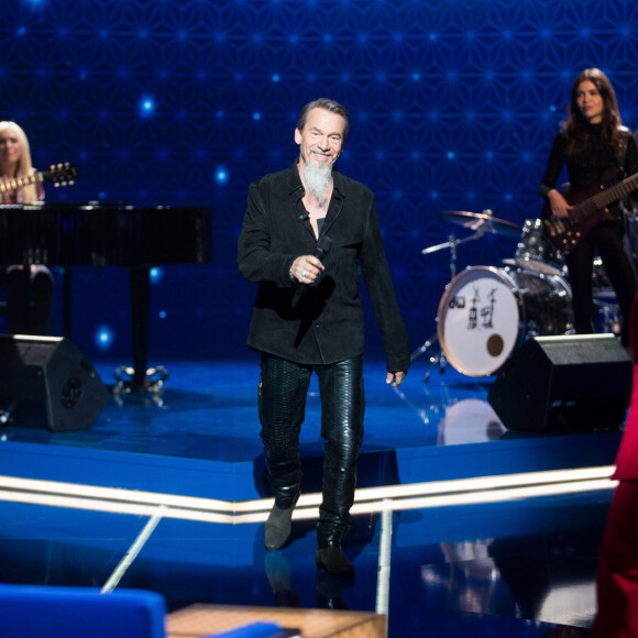 Exclusif - Florent Pagny - Enregistrement de l'émission "La boite à secrets" N°2, présentée par F.Bollaert, et qui sera diffusée le 20 décembre sur France 3 en prime time. Le 8 octobre 2019 © Tiziano Da Silva / Bestimage