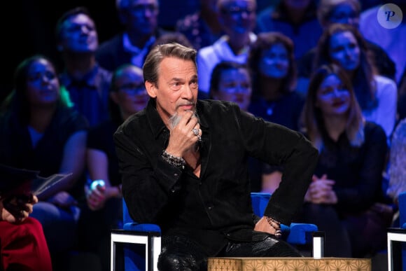 Exclusif - Florent Pagny - Enregistrement de l'émission "La boite à secrets" N°2, présentée par F.Bollaert, et qui sera diffusée le 20 décembre sur France 3 en prime time. Le 8 octobre 2019 © Tiziano Da Silva / Bestimage