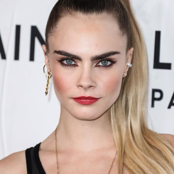 Cara Delevingne à la soirée "Puma x Balmain" à Los Angeles, le 21 novembre 2019