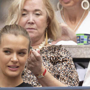 Cara Delevingne et sa compagne Ashley Benson - Dans les tribunes de la finale femmes du tournoi de tennis de l'US Open 2019 à New York le 7 septembre 2019.