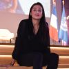 Nadia Nadim, joueuse de football danoise - Réunion des ministres de l'éducation et du développement du G7 à Paris en France, le 5 juillet 2019.
