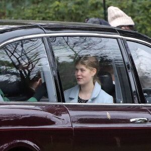 Lady Louise Windsor - La famille royale britannique assiste à la messe dominicale à l'église St. Mary Magdalene de Sandringham, Norfolk, le 22 décembre 2019.