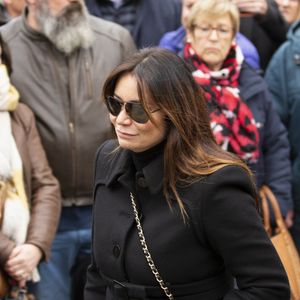 Les obsèques de Alain Barrière en l'église Saint-Joseph à La Trinité-sur-Mer le 23 décembre 2019.