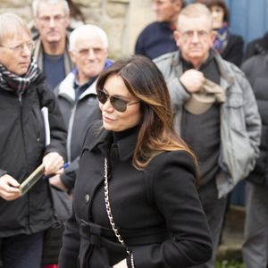 Guénaëlle Barrière - Les obsèques de Alain Barrière en l'église Saint-Joseph à La Trinité-sur-Mer le 23 décembre 2019.