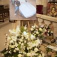 Les obsèques de Alain Barrière en l'église Saint-Joseph à La Trinité-sur-Mer le 23 décembre 2019.