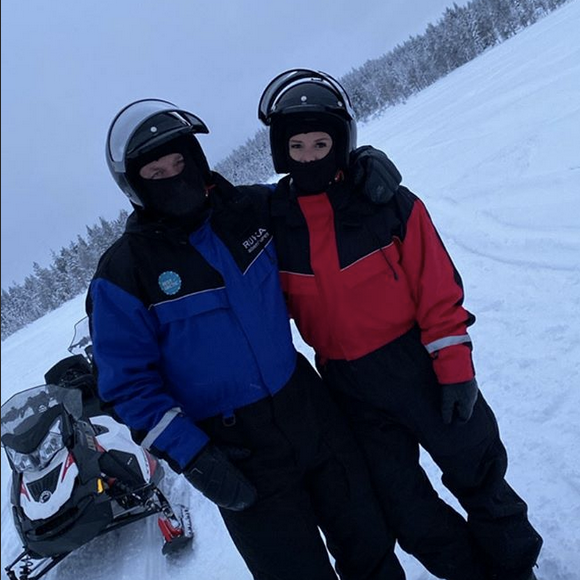 Amélie Neten en Laponie avec sa famille pour les vacances de Noël - 23 décembre 2019, Instagram