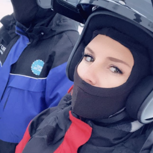 Amélie Neten en Laponie avec sa famille pour les vacances de Noël - 23 décembre 2019, Instagram