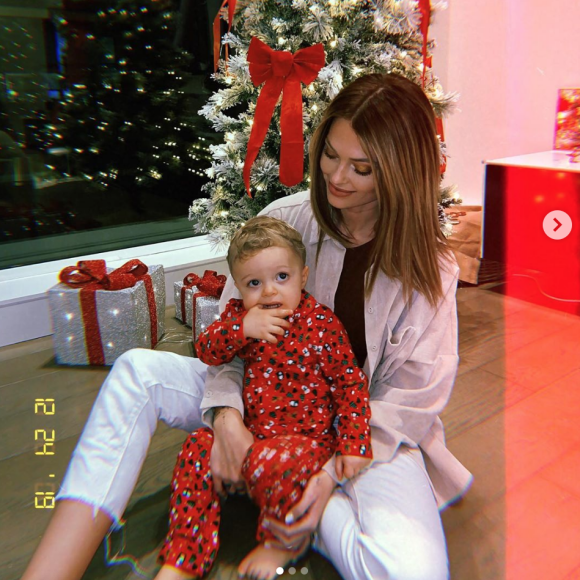 Caroline Receveur le 25 décembre 2019 sur Instagram.