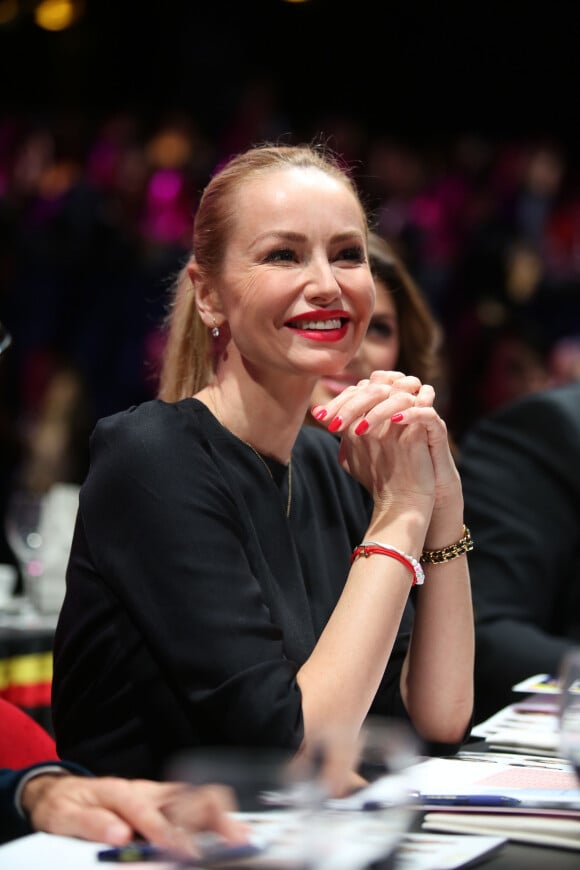 Exclusif - Adriana Karembeu - Le jury pendant le défilé de la 15ème édition de "Top Model Belgium" au Lido à Paris, le 3 février 2019. © Philippe Doignon / Denis Guignebourg / Bestimage