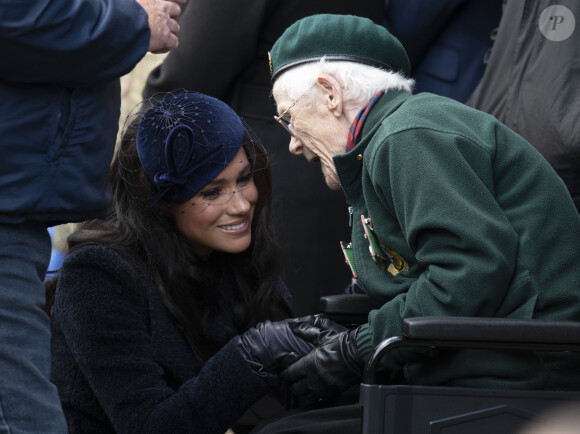 Le prince Harry, duc de Sussex, et Meghan Markle, duchesse de Sussex, assistent au 'Remembrance Day', une cérémonie d'hommage à tous ceux qui sont battus pour la Grande-Bretagne, à Westminster Abbey, le 7 novembre 2019.