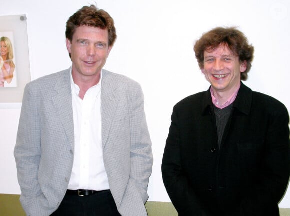 Art Sullivan et son ami, le producteur John de Mol. Le 20 mai 2003. © R.Lienart/Alamo/ABACA