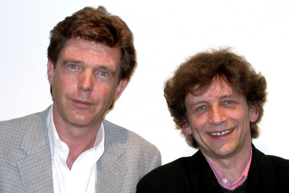 Art Sullivan et son ami, le producteur John de Mol. Le 20 mai 2003. © R.Lienart/Alamo/ABACA
