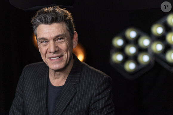 Exclusif - Marc Lavoine - Backstage de l'enregistrement de l'émission "La Chanson secrète 4", qui sera diffusée le 4 janvier 2020 sur TF1, à Paris. Le 17 décembre 2019 © Gaffiot-Perusseau / Bestimage