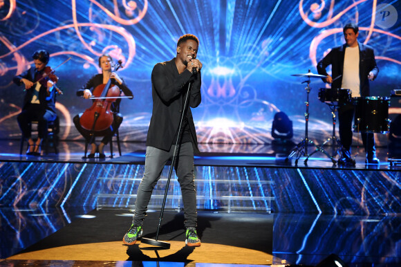 Exclusif - Black M - Enregistrement de l'émission "La Chanson secrète 4", qui sera diffusée le 4 janvier 2020 sur TF1, à Paris. Le 17 décembre 2019 © Gaffiot-Perusseau / Bestimage