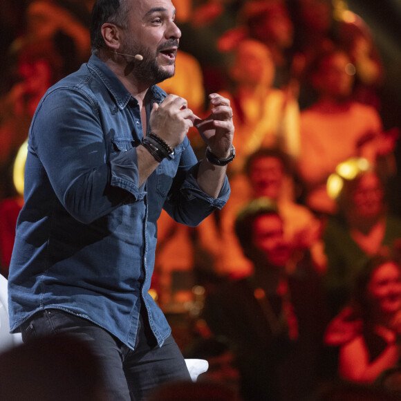 Exclusif - François-Xavier Demaison - Enregistrement de l'émission "La Chanson secrète 4", qui sera diffusée le 4 janvier 2020 sur TF1, à Paris. Le 17 décembre 2019 © Gaffiot-Perusseau / Bestimage