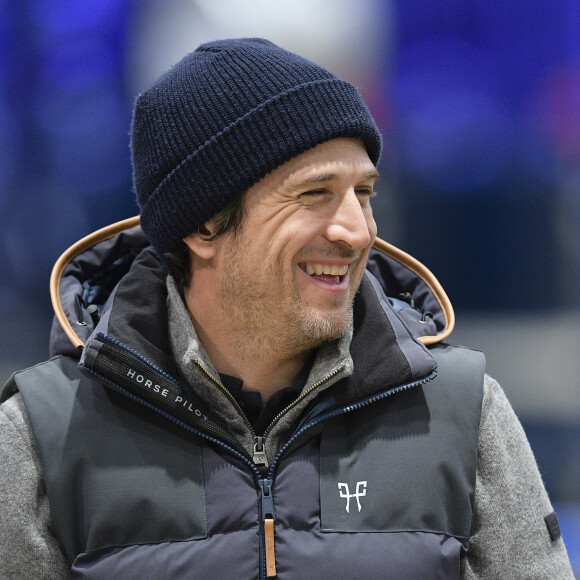 Guillaume Canet - Compétition équestre, jumping, Longines Masters de Paris à Villepinte, le 5 décembre 2019. © Pierre Perusseau / Bestimage