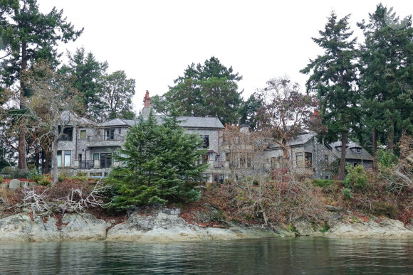 Exclusif - Le manoir au bord de l'eau à North Saanich, sur l'île Victoria, au Canada, où le prince Harry, sa femme Meghan Markle et leur bébé Archie ont passé les vacances de Noël et du Nouvel an.