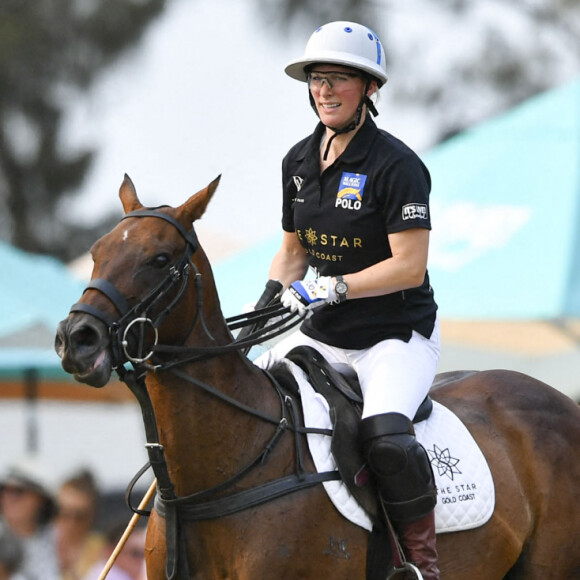 Zara Tindall lors d'un match de polo du tournoi Magic Millions Polo, à Gold Coast, en Australie, le 5 janvier 2020.