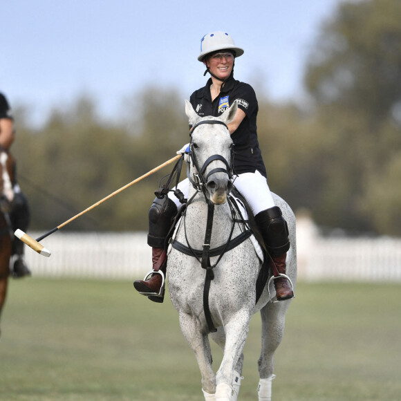 Zara Tindall lors d'un match de polo du tournoi Magic Millions Polo, à Gold Coast, en Australie, le 5 janvier 2020.