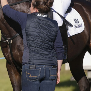 La princesse Anne d'Angleterre et sa fille Zara Tindall, à Minchinampton. Le 15 septembre 2019