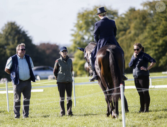 La princesse Anne d'Angleterre - Zara Tindall lors des essais du Whatley Manor Horse Trials à Gatcombe Park. Le 13 septembre 2019