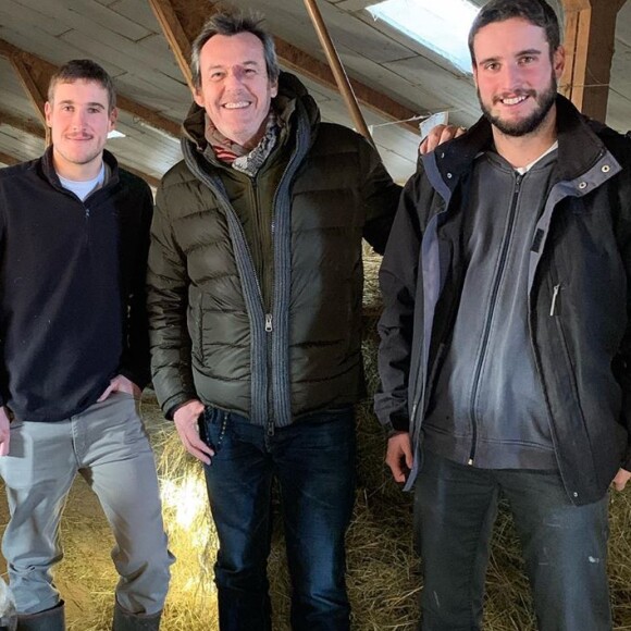 Jean-Luc Reichmann avec Timothée et son frère jumeau Benjamin, sur Instagram, le 5 janvier 2020