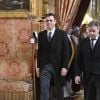Le chef du gouvernement espagnol Pedro Sanchez lors de la traditionnelle pâque militaire, premier rendez-vous officiel de l'année civile, le 6 janvier 2020 au palais royal, à Madrid.