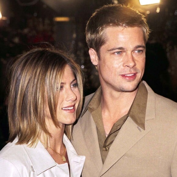 Brad Pitt et Jennifer Aniston à Los Angeles en 2001.