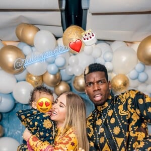 Paul et Maria Pogba ont fêté le premier anniversaire de leurs fils Shakur Labile le 5 janvier 2019.