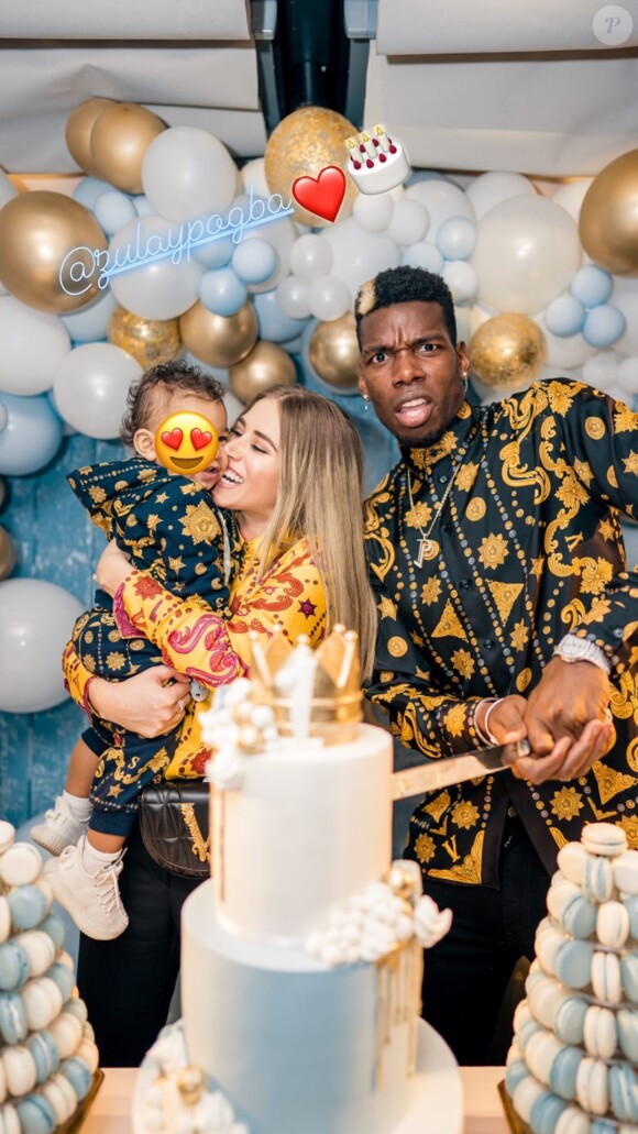Paul et Maria Pogba ont fêté le premier anniversaire de leurs fils Shakur Labile le 5 janvier 2019.