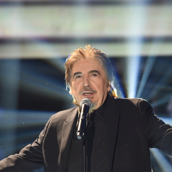 Exclusif - No Web - Serge Lama - Enregistrement de l'émission "Bon anniversaire Line" à l'occasion des 90 ans de L.Renaud au Théâtre Bobino à Paris, qui sera diffusée le Mardi 3 juillet à 20h55 sur France 2. Le 25 juin 2018. © Coadic Guirec / Bestimage