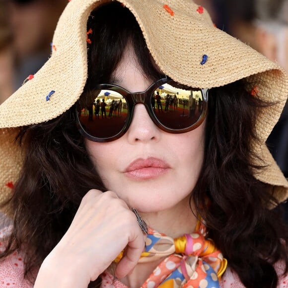 Exclusif - Isabelle Adjani - Inauguration de l'hôpital Mère-Enfant de Bingerville, financé par la fondation "Children of Africa" en Côte d'Ivoire, le 16 mars 2018. © Dominique Jacovides/Bestimage