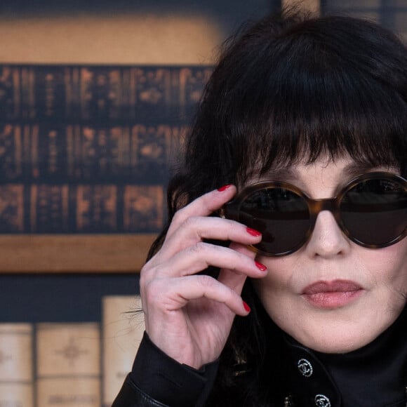 Isabelle Adjani assiste au défilé Chanel printemps-été 2020 durant la fashion week. Paris. Le 1er octobre 2020. @Aurore Marechal/ABACAPRESS.COM