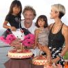 Laeticia Hallyday souhaite un joyeux anniversaire à sa fille Joy pour ses 11 ans avec des photos de famille, sur Instagram, le 27 juillet 2019.