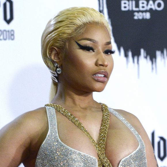 Nicki Minaj à la press room des "MTV Europe Music Awards" à Bilbao en Espagne, le 4 novembre 2018.