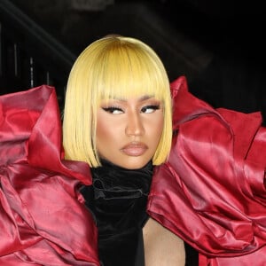 Nicki Minaj à son arrivée au défilé de mode "Marc Jacobs" lors de la fashion week à New York. Le 12 septembre 2018.
