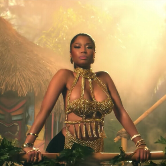 Nicki Minaj dans le clip du titre "Anaconda". Le 20 août 2014.