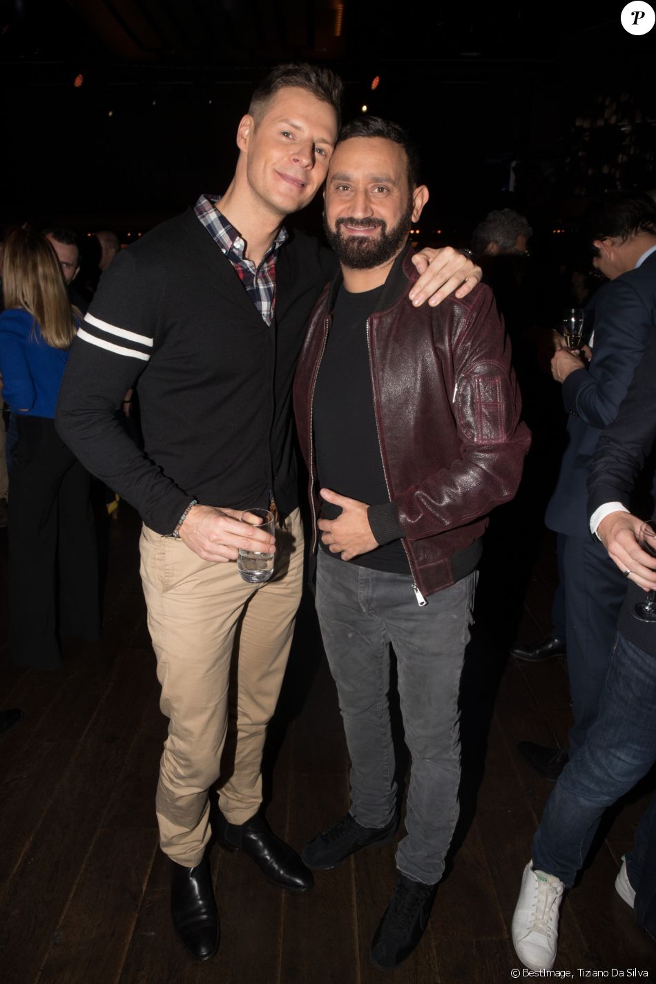 Matthieu Delormeau Et Cyril Hanouna Exclusif - Matthieu Delormeau, Cyril Hanouna - Soirée d'anniversaire des 30  ans de TV Magazine au Pavillon des Champs-Elysées à Paris le 17 octobre  2017. © Tizi - Purepeople