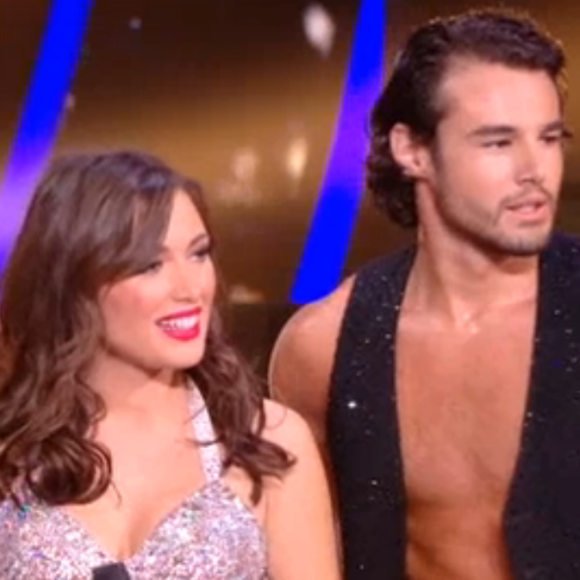 Elsa Esnoult et Anthony Colette lors du premier prime de la saison 10 de "Danse avec les Stars" sur TF1 le 21 septembre 2019.