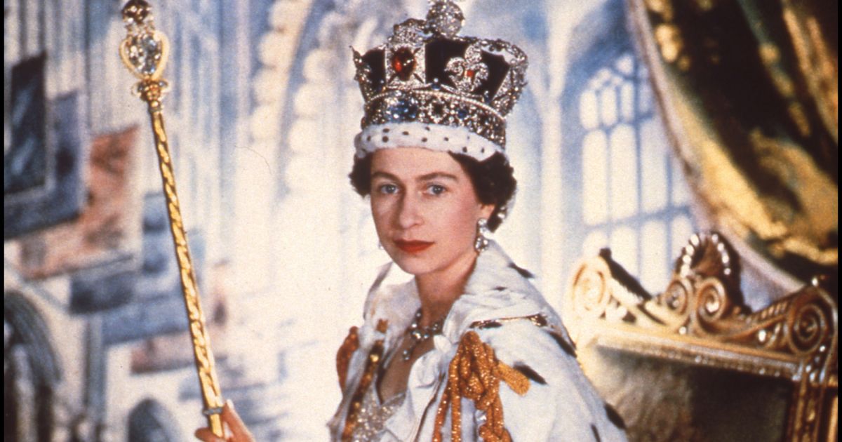 Couronnement de la reine Elizabeth en 1953. Purepeople
