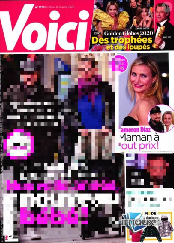 Couverture du magazine "Voici", édition du 10 janvier 2020.