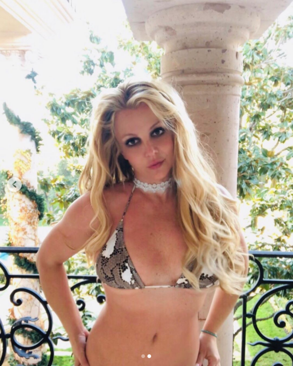 Britney Spears, en bikini, a "hâte d'être au printemps". Janvier 2020.