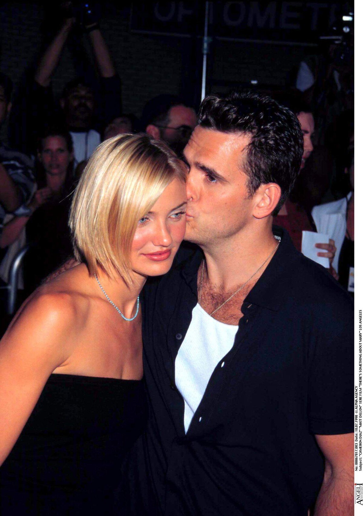 Photo Cameron Diaz et Matt Dillon à la première du film "Mary à tout
