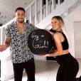 Charlène ("Secret Story 11") en couple avec Benoît. Ils vont bientôt être parents d'un petit garçon. Photo publiée en janvier 2020.